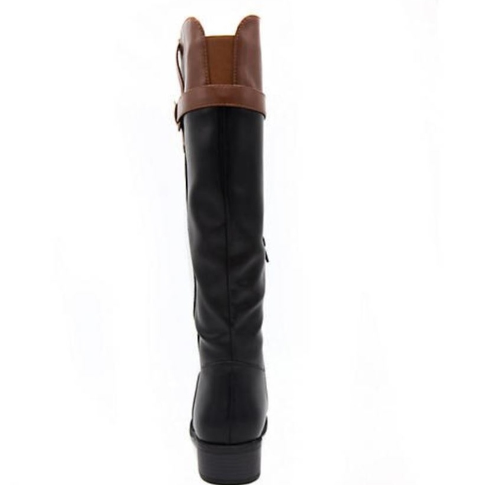NWT LAST 1! Two-Tone Knee Length Riding Boot - Picture 5 of 5
